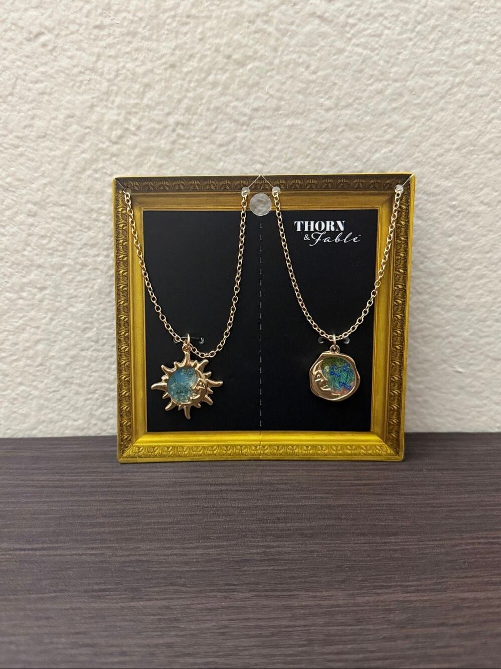 Thorn & Fable Celestial Van Gogh Best Friend Necklace Set